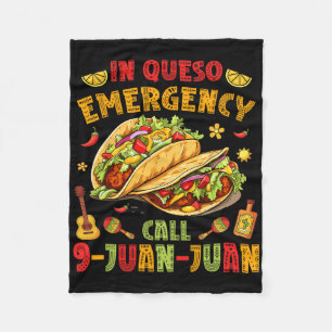 Cobertor De Velo Em Queso Taco Emergência Chamada 9-juan-juan Funny