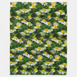 Cobertor De Velo Em Um Campo Sonhador de Chamomila