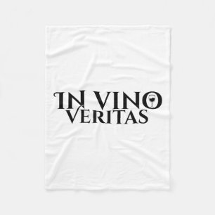 Cobertor De Velo Em Vino Veritas _ Latim _ Roma Antiga _ Amor Vinho