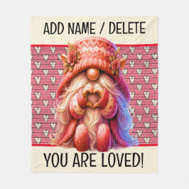 Cobertor De Velo Embalado no Amor Fleece Blanket