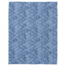 Embalagem de bolhas azuis