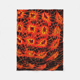 Cobertor De Velo Ember Neural Radiance Fleece Blanket