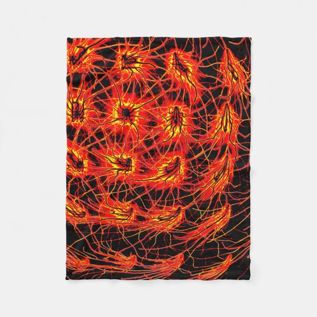 Cobertor De Velo Ember Neural Radiance Fleece Blanket (Frente)
