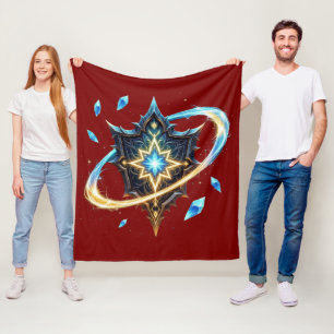 Cobertor De Velo Emblema de Fantasia com Lâminas Flutuantes – Energ