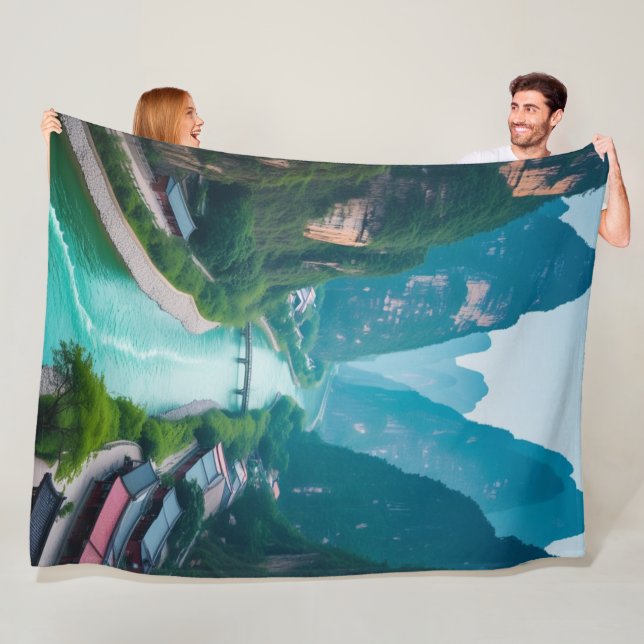 Cobertor De Velo Embraço da Natureza - Paisagem Cênica do Rio (In Situ)