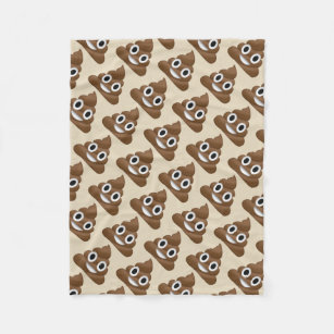 Cobertor De Velo Emoji Poo