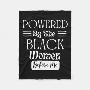 Cobertor De Velo Empoderado pelas Mulheres Negras Antes de Mim Hist