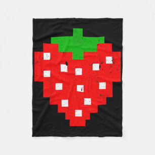 Cobertor De Velo Encantado de videogame de Pixel Strawberry dos ano