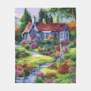 Cobertor De Velo Encantamento de Jardim de Algodão