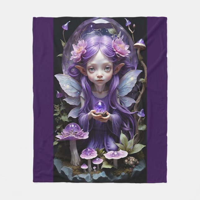 Cobertor De Velo Enchanted Fairies V1 (Frente)