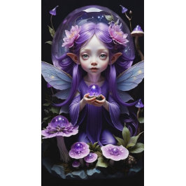 Cobertor De Velo Enchanted Fairies V1