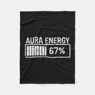 Cobertor De Velo Energia Aura aos 67 Meme Divertido Seis Sete Geraç