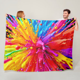 Cobertor De Velo Energia de ruptura de pintura vibrante