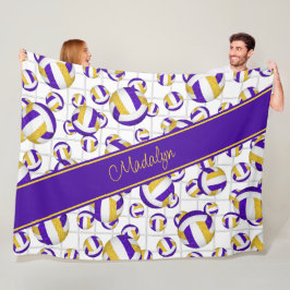 Cobertor De Velo Ênfase líquida do volicola de ouro roxo