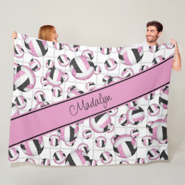 Cobertor De Velo Ênfase líquida do vulgo preto-rosado