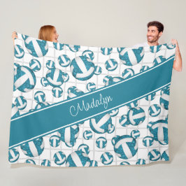 Cobertor De Velo Ênfase líquida do vulicombo branco teal