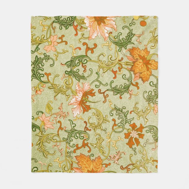 Cobertor De Velo Enfeite Chinês Antigo Flores Jones (Frente)