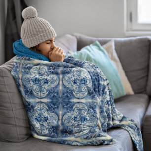 Cobertor De Velo Enfeite de Arte Floral Elegante Vintage Holandês D