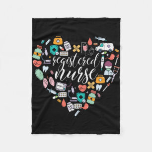 Cobertor De Velo Enfermagem Enfermeira Registrada de Design Schoo