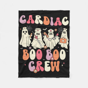 Cobertor De Velo Enfermeira Cardíaca do Halloween Enfermeira Ghost
