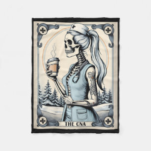Cobertor De Velo Enfermeira certificada Istant Tarot Card Skeleton