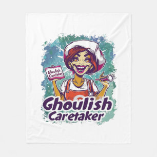 Cobertor De Velo Enfermeira de Cuidados Ghoulish