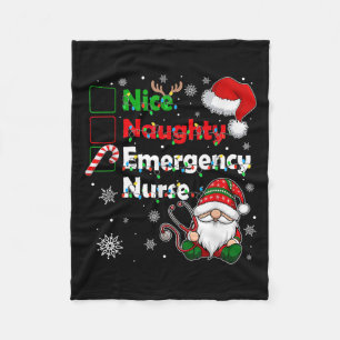 Cobertor De Velo Enfermeira de Emergência Bela, Fama de Natal