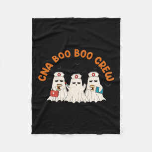 Cobertor De Velo Enfermeira de tripulantes do Cna Boo Retro Funny G