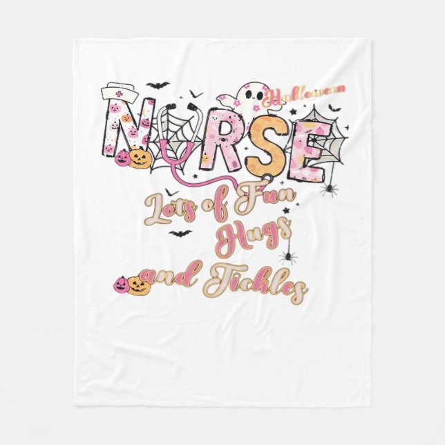 Cobertor De Velo Enfermeira Diversão de Halloween Design essencial 