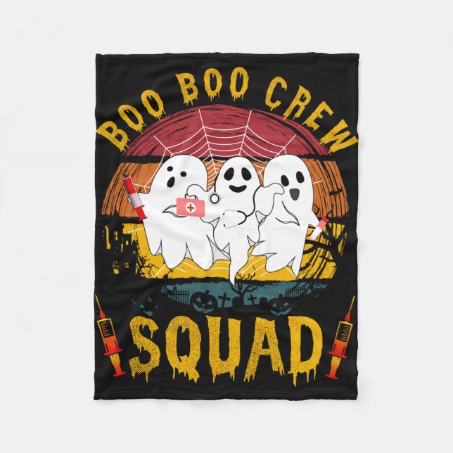 Cobertor De Velo Enfermeira Enfermeira de Halloween RN Enfermeira d (Frente)