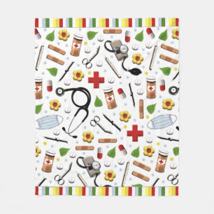 Cobertor De Velo Enfermeira Fleece Blanket