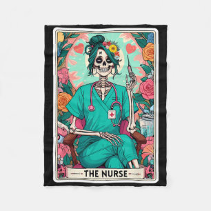 Cobertor De Velo Enfermeira Tarot Carteira Engraçada Enfermeira Ske