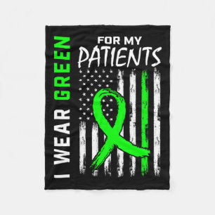 Cobertor De Velo Enfermeira Verde Para Os Meus Doentes Doença Renal