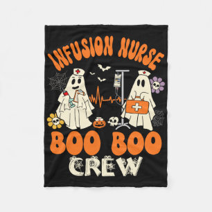 Cobertor De Velo Enfermeiro Boo Crew Enfermeiro Enfermeiro Ghost Cu