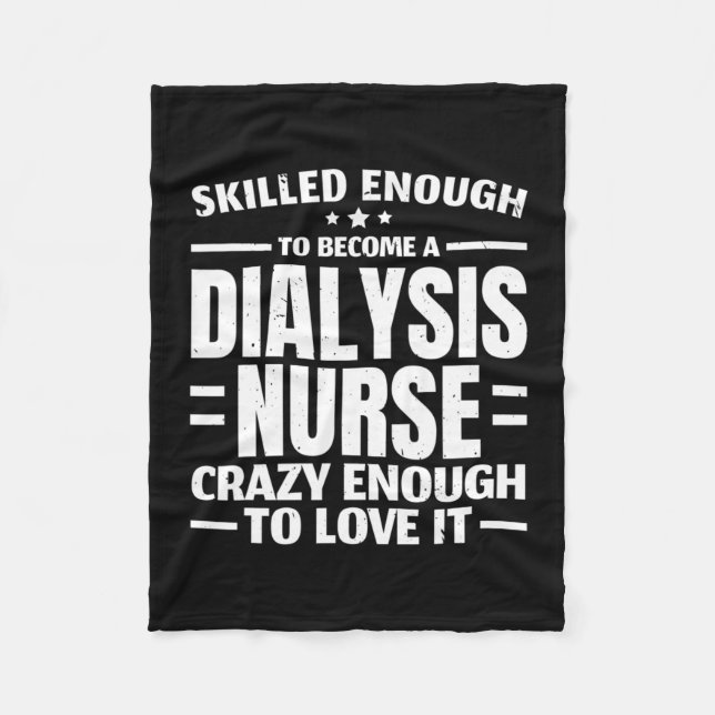 Cobertor De Velo Enfermeiro Diálise Enfermeiro Doença Renal Médica  (Frente)