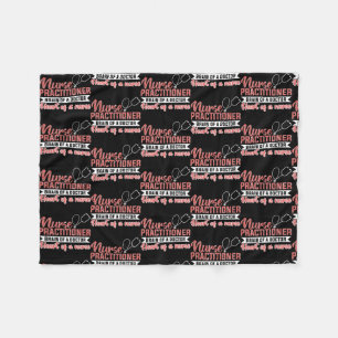 Cobertor De Velo Enfermeiro Enfermeiro Cérebro de um médico Cora