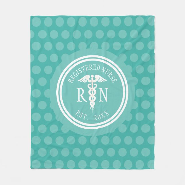 Cobertor De Velo Enfermeiro Registrado de Graduação de Caduco RN (Frente)