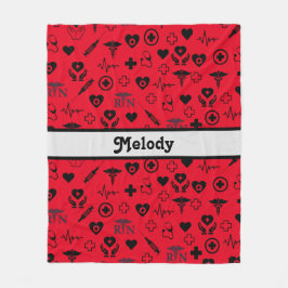 Cobertor De Velo Enfermeiro Registrado Personalizado