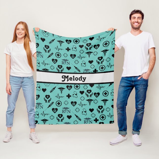 Cobertor De Velo Enfermeiro Registrado Personalizado (In Situ)