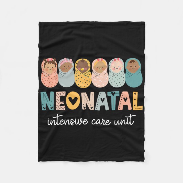 Cobertor De Velo Enfermeiro Retro Nicu Camisa Neonatal Tratamento I (Frente)