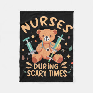 Cobertor De Velo Enfermeiros em Design com Ursos de Teddy e Nurs