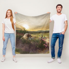 Cobertor De Velo English Setter , caça aos faasant