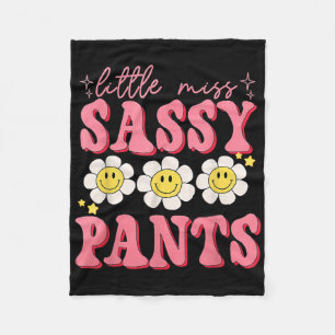 Cobertor De Velo Engraçada Menina Sy Calça De Volta Para As Meninas