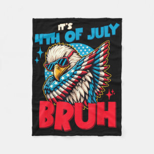 Cobertor De Velo Engraçado, 4 De Julho Bruh