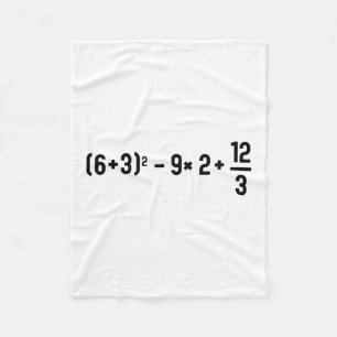 Cobertor De Velo Engraçado 67 Meme Pemdas Professor de Matemática E
