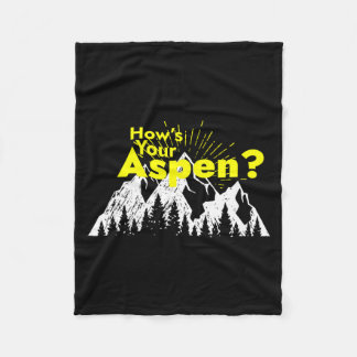Cobertor De Velo Engraçado aspen colorado esqui esquiando como está