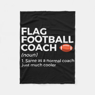 Cobertor De Velo Engraçado Bandeira - Definição de treinador de fut
