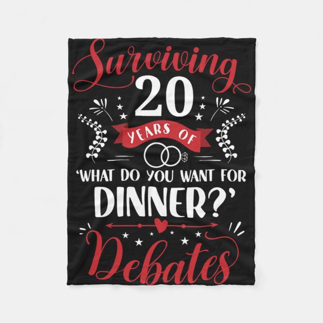 Cobertor De Velo Engraçado Casado Casal Ele Ou A 20 Anni Casando (Frente)