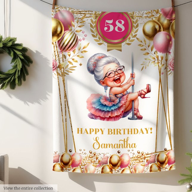 Cobertor De Velo Engraçado Citação Vovó em Branco Presente Personal (Funny Quote Grandma Blanket Personalized Gift)