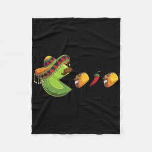 Cobertor De Velo Engraçado Comer Tacos Cinco De Mayo Meninos Miúdas